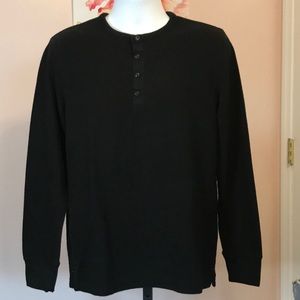 Goodfellow & Co. Men’s Thermal Henley Long Sleeve Shirt